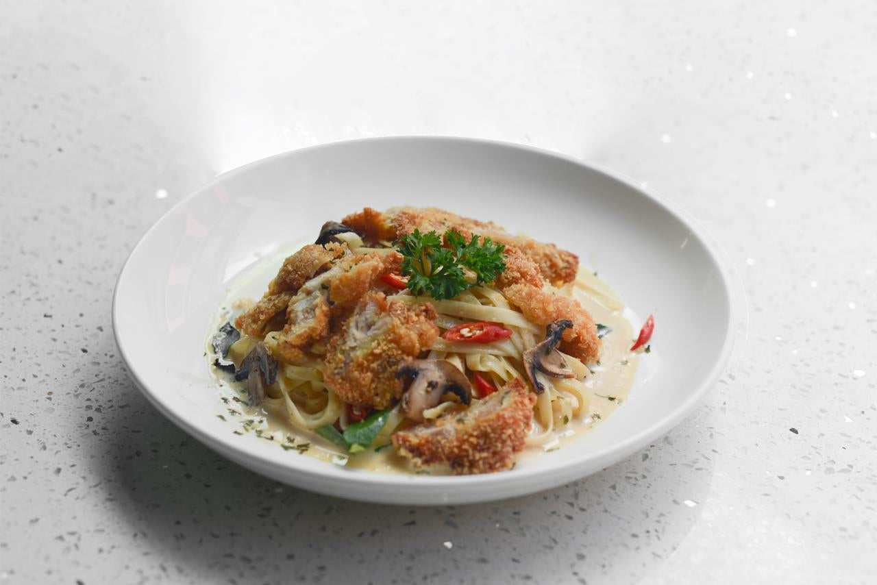 Prawn Creamy Butter Fettucine