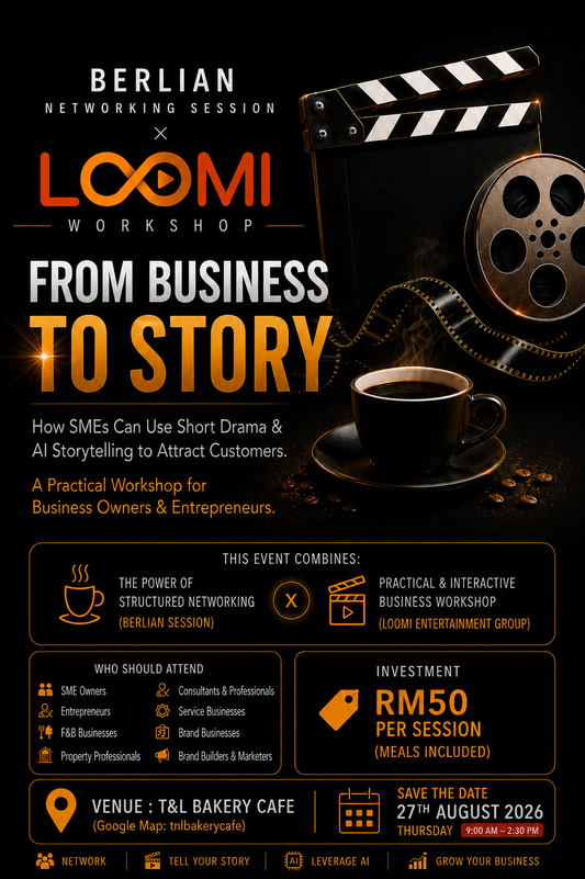 Berlian Networking Session × LOOMI Workshop: From Business to Story,