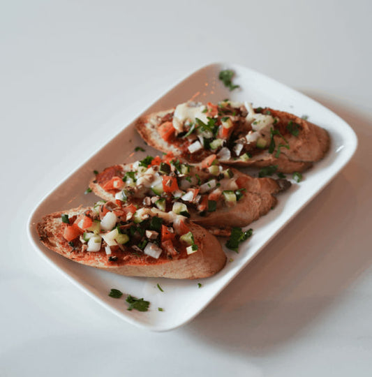 Tomato & Mushroom Bruscetta